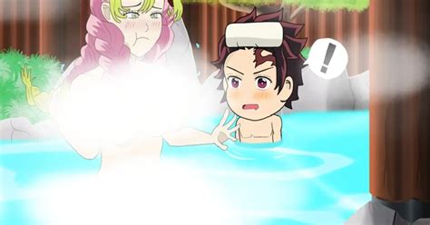 mitsuri hotspring|Mitsuri and Tanjiro at the hot springs